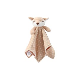 CREVENT Cozy Plush Baby Security Blanket, Loveys for Baby Girls and Boys, Birthday (Deer+Monkey)