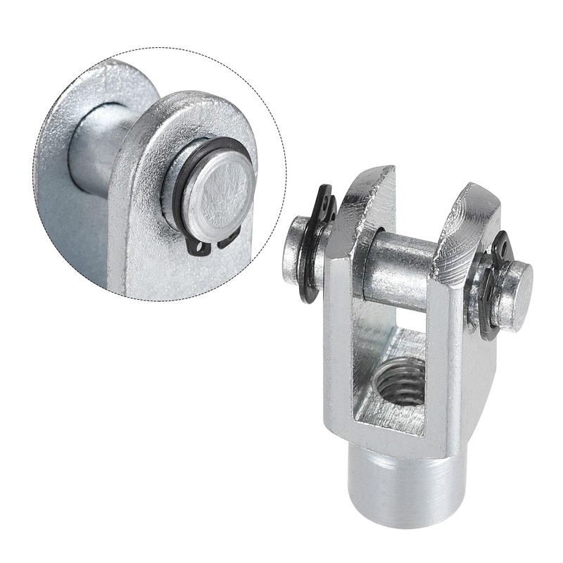 sourcing map Air Cylinder Rod Clevis End 33mm Length M6x1