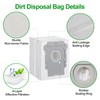 Omiracle 12 Pack Vacuum Bags Compatible with iRobot Roomba i3+,