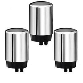 3 Pack Faucets Filters Cartridge(FR-200,FF-100)，Replacement for Brita® Faucet Filter,Water Filter Compatible with Brita® Faucet Filtration Systems- Chrome