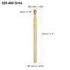 HARFINGTON 8pcs 325-400 Grits Diamond Grinding Bit 2.3mm Oval Head
