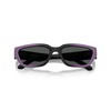 ARNETTE Sunglasses AN 4350 297687 Matte Black Gradient Purple/Dark Grey