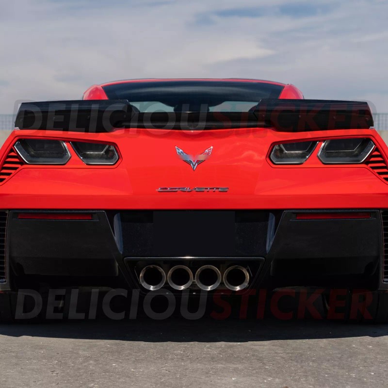 deliciousticker For Corvette C7 2014-2019 Tail Light Side Markers Front