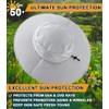Home Prefer UPF50+ Mens Sun Hat Wide Brim Fishing Hat