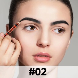 Apooliy 12pcs Eyebrow Pencil Set,Waterproof Eye Brow Pencil Eyeliner Makeup Pen,Create Natural Eyebrows,Long Lasting Brow Pen,Soft Texture