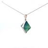 Starborn Fluorite Crystal Pendant Necklace (22")