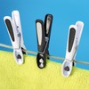 Vinsani Plastic Clothes Pegs 48 Piece Set Black and White