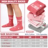 MOGGEI Kids Girls Socks Athletic Sport Basketball Soft Cotton Crew