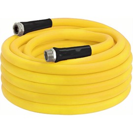 T TOVIA Garden Hose 30 ft x 5/8 in,All Weather Hybrid Water Hose,Flexible, Lightweight,Kink Free.Power Wash Hose with 3/4'' Aluminum Fittings, Watering Equipment for Outdoor, Backyard, Lawn