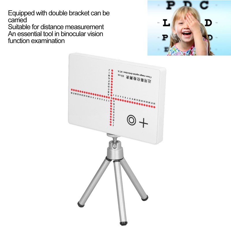 9PCS Eyeglasses Optometric Testing Tool Double Holder Accurate AC/A Phoria