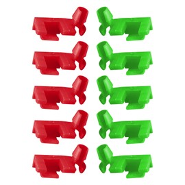 HQRNYP 5 Pair Tailgate Handle Rod Clip, Tailgate Lock Handle Clips, Hood Latch Locking Push Clip, Left and Right Handle Rod Door Lock Clip Compatible with Chevy Silverado GMC Sierra 88981030 88981031