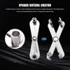 QZTYTY Fuel Line Disconnect Scissor Tool Set for 3/8 Inch