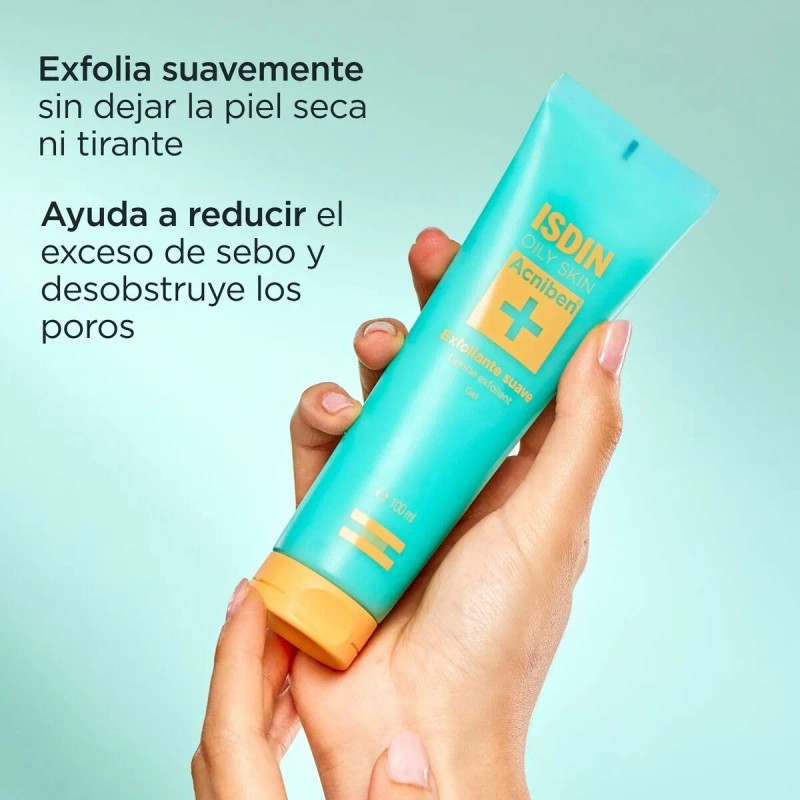 Isdin Acniben Gel Facial Exfoliante Suave 100ml Tipo De Piel