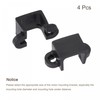 sourcing map 4 Pack Mounting Bracket with Screw Nuts 11.5