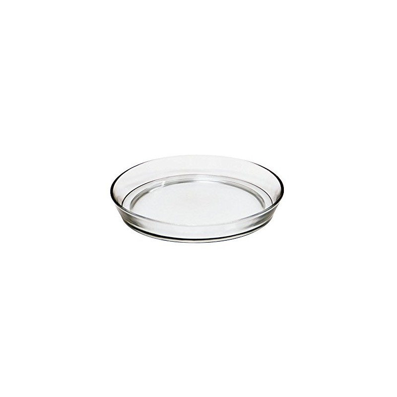 Achla Designs 8 3/4-in Glass Plate, Plant Tray Terrarium Saucer