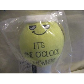 Punchkins It's Wine O'Clock Somewhere Plush Super Soft Fabric Embroidered 9" NWT