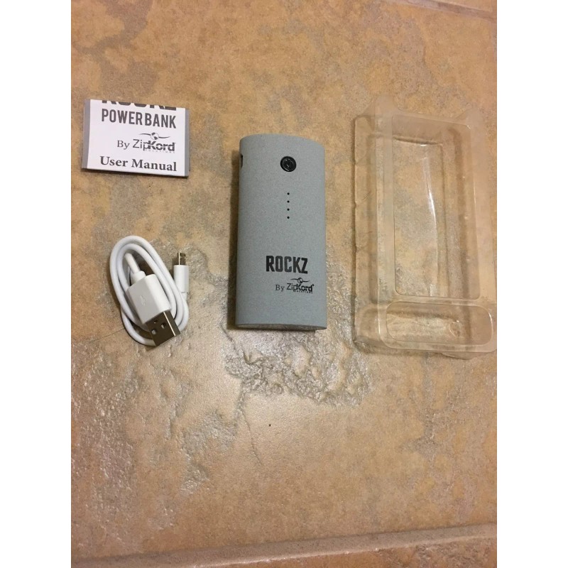 Zipkord Rockz 3600mAh Backup Battery - Single Usb Port (micro