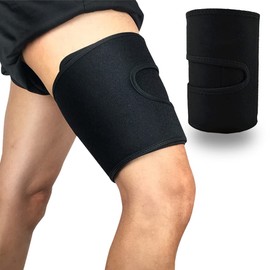 sapolus Thigh Supporter, Effective, Thigh Supporter, Compression, Fixed, Muscle Training, Velcro Type, Unisex, (M)