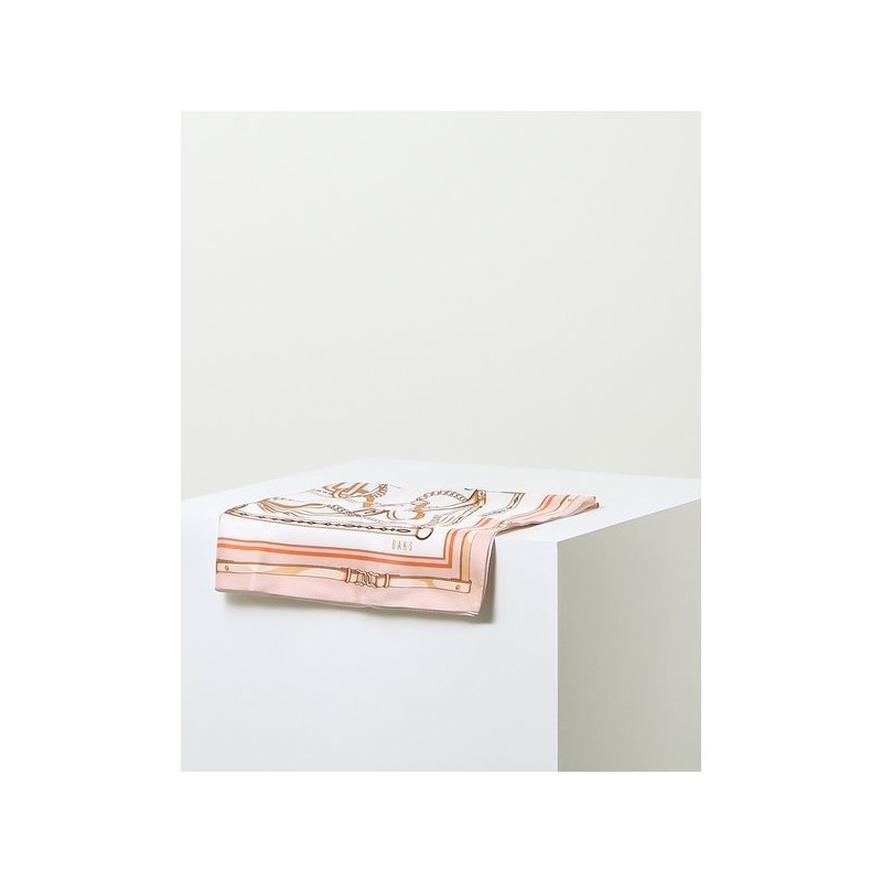 Daks (신세계강남점)DCSC3E702 DAKS GIFTSILK100%핑크 DD체인 스카프링 세트 (Daejeon Shinsegae) DCSC3E702