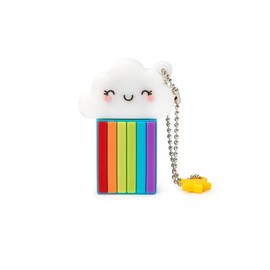 Legami - USB 3.0 Memory Stick 32GB Ultra Fast Soft PVC Case 4x4.8cm Rainbow