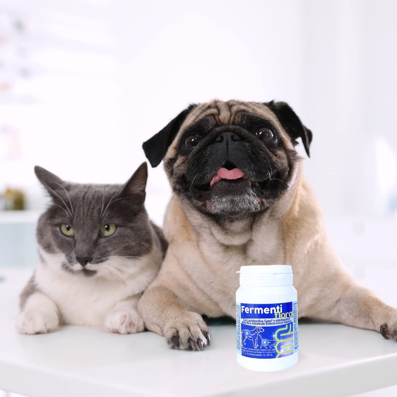 FERMENTIFLORA - Probiotici per Cani Appetibili, Fermenti Lattici Cani e