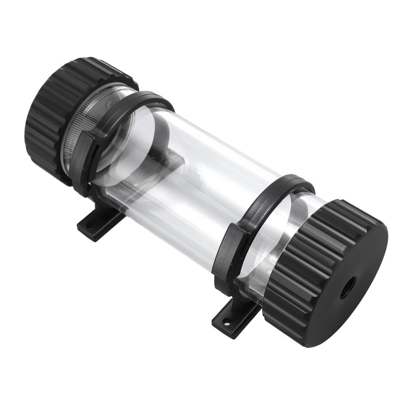 Cylindrical Water Cooling Tank PC Water Tank Built in Filtration