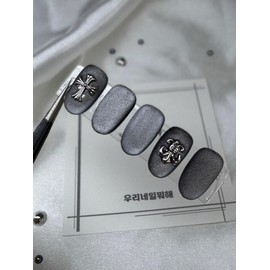 Chrome Eclipse, what do we do with our nails, handmade nail tips - ballerina / 크롬 이클립스 , 우리네일뭐해 수제 네일팁 - 발레리나