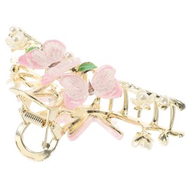 IWOWHERO Butterfly Hair Claw Clip for Women Durable Metal Claw Clip for Thick Hair for Parties and Everyday Wear