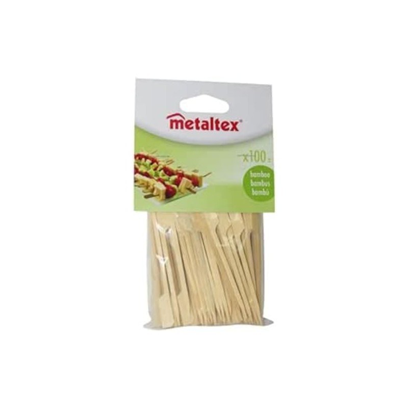 Metaltex 570108010 Wooden Pick, Bamboo, Multi-Coloured