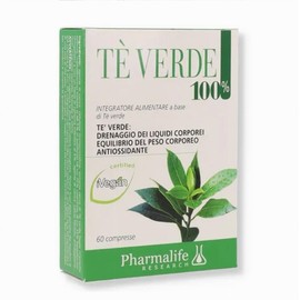 Pharmalife Tè Verde 100%, 60 Compresse