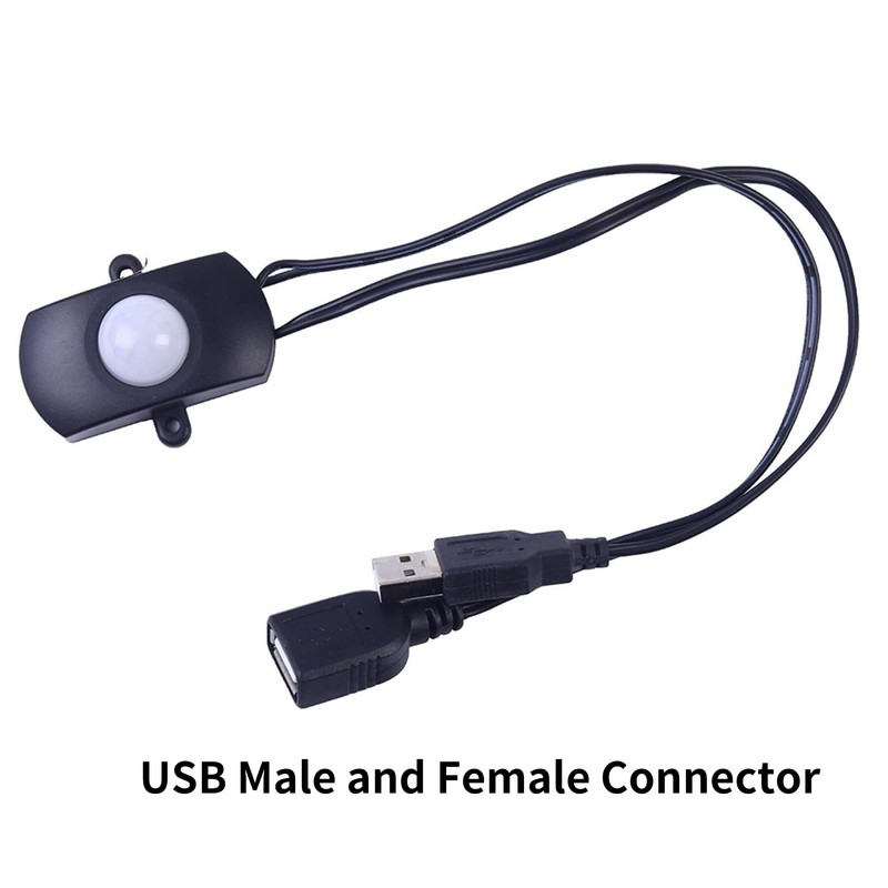 Clearhill 5V Motion Sensor Switch with USB Male and Female
