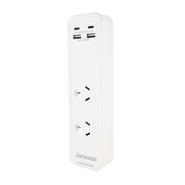 Jackson USB-A and USB-C 2 Outlet Powerboard