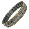 MnB Magnetic Bracelets Titanium Bracelet (Silver and Gold)