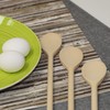 25 cm Long Wooden Spoons for Cooking - Oval Wood