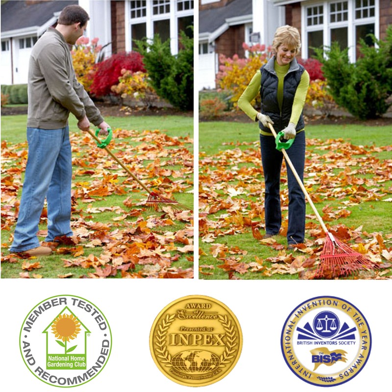 Back-Saving Tool Handle Attachment, EVR-Grip Upgrade, Labor-Saving Ergonomic Shovel Add-on