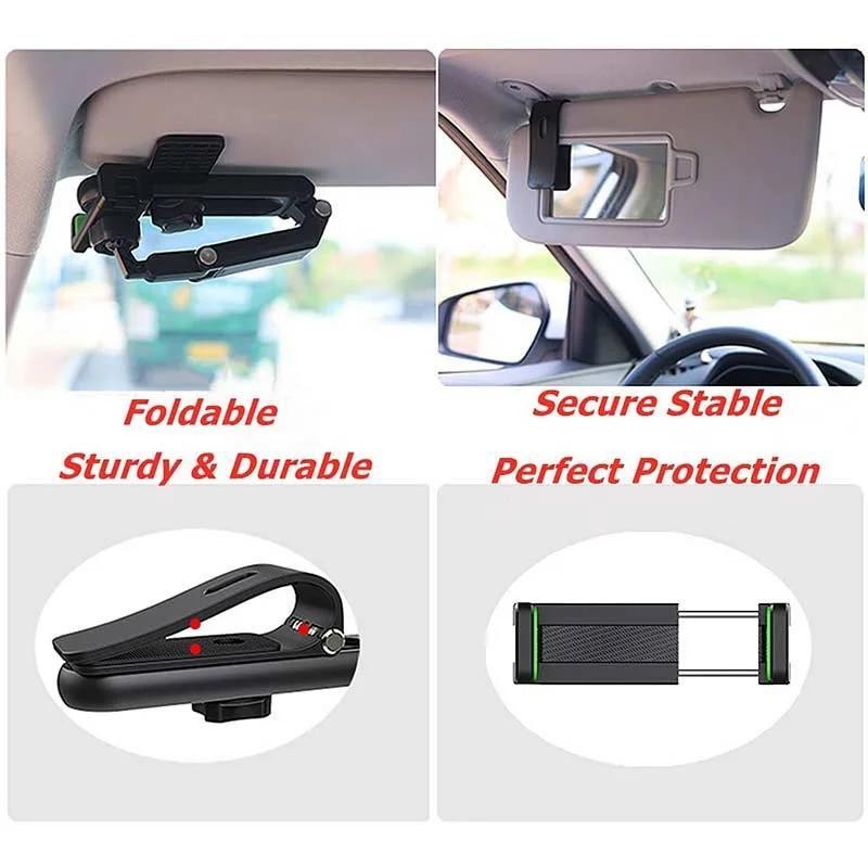 New 1080° Multi-function Sun Visor Universal 360 Degree Rotating Phone