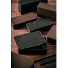 Tatsumiya Wood Style 1000 30464 Single Tier Lunch, Black Wood