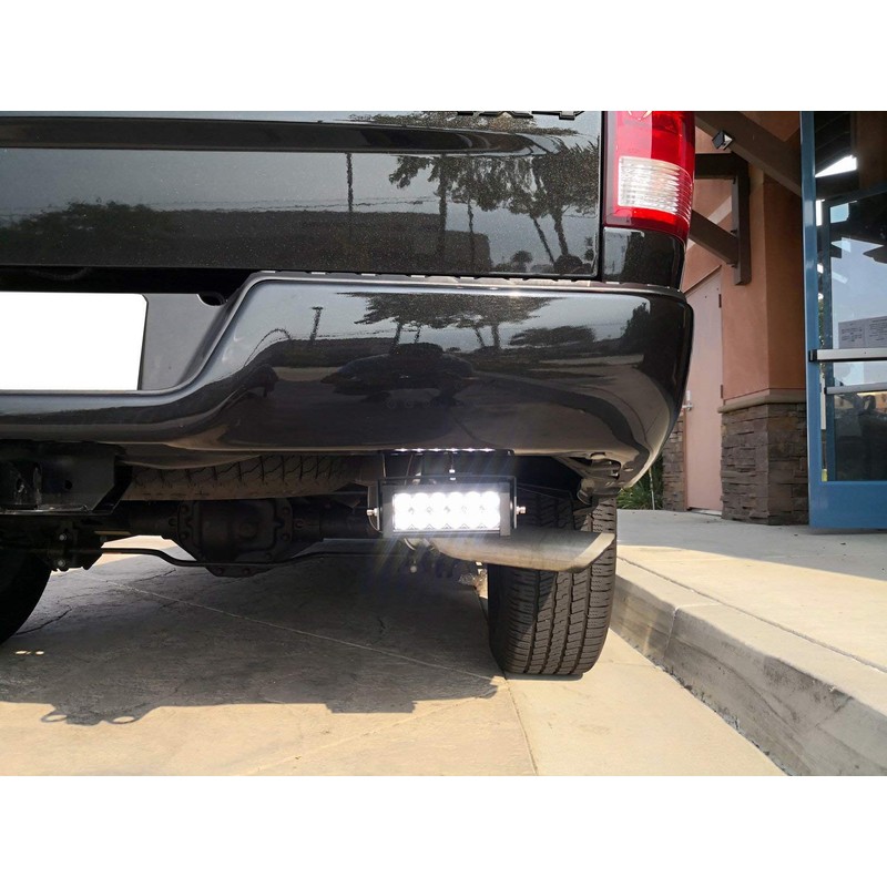 iJDMTOY Rear Bumper Mount Searchlight Reverse LED Light Bars Compatible