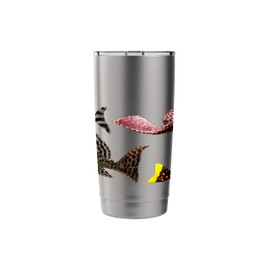 Pleco Plecostomus Aquarium Fish Tank Breeders Lovers Art Stainless Steel Insulated Tumbler
