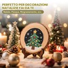 18 Dischi di Legno, Tronchetti da 7-8 cm per Decorazioni