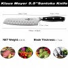 Klaus Meyer Stahl High Carbon Steel 5.5 inch Santoku Kitchen