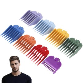 UEAVOID 8 Combs Slide Combs for Clippers Suitable for Standard Hair Clipper (Colour)