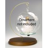 BANBERRY DESIGNS Premium Wood Ornament Stand for Displaying That Special