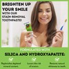 MOUTHWATCHERS Whitening Fluoride Free Naturally Sourced Toothpaste, 2 Tubes, 3