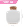 NOLITOY Manicure Ceramic Cork Bottle Nail Lotion Holder Tapered Cups