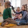 STOBOK Childrens Toys Pretend Microphone with Stand Fake Microphone Prop