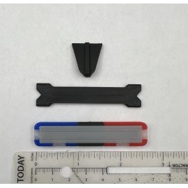 LED Ready Lightbar 1/18 LED Ready Whelen Edge Lightbar Blue Red w/ Speaker Highway Patrol Police