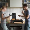 Nutrichef 2-in-1 Panini Press Grill & Griddle | Nonstick Coating,