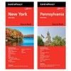 Rand McNally State Maps: New York and Pennsylvania (2 Maps)