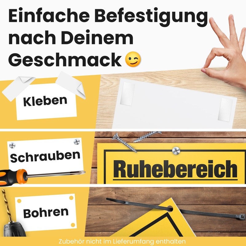 DankeDir! Resting Area Sign Plastic 30 x 20 cm -